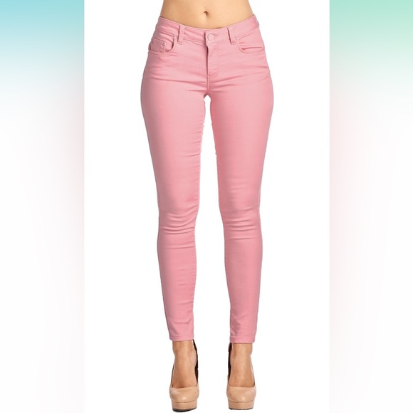Blue Age PINK skinny stretch jeans - Picture 1 of 3